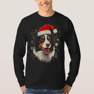 Border Collie Dog Xmas T-Shirt