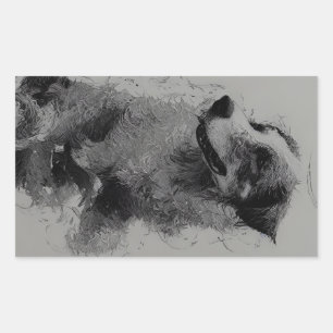 border collie drawing second sticker