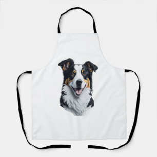Border Collie face Apron