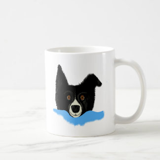 Border Collie Face Coffee Mug