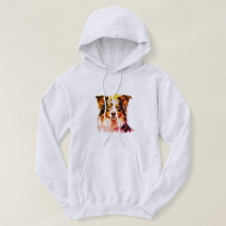 Border Collie Family Dog Hoodie