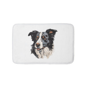 Border Collie Famous Design design - Smartest Bath Mat