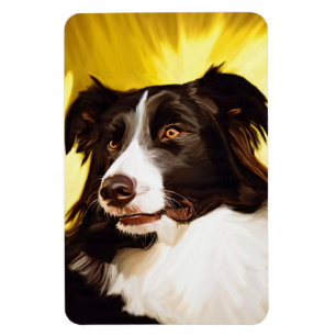 Border Collie Flexible Magnet