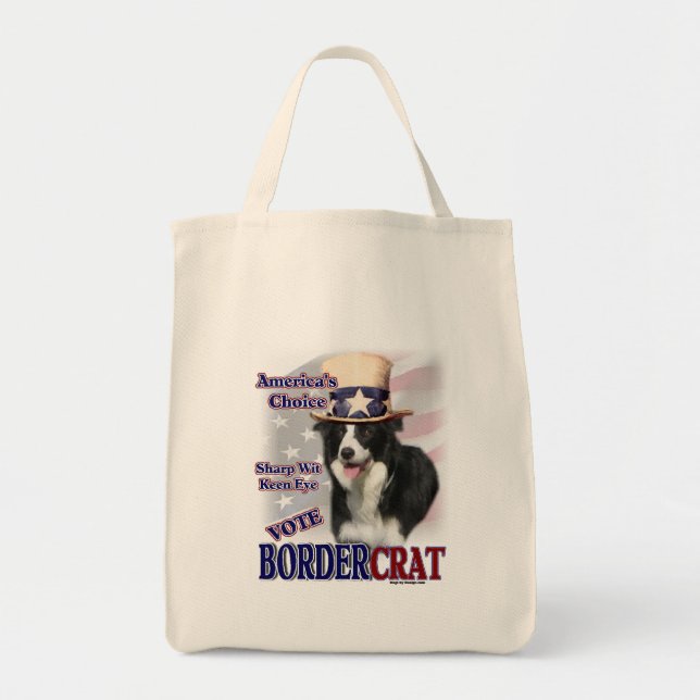 Border Collie Gifts Tote Bag (Front)