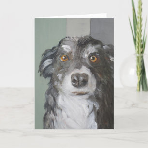 Border Collie Greeting Card