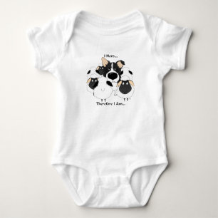 Border Collie - I Herd...Therefore I Am Baby Bodysuit
