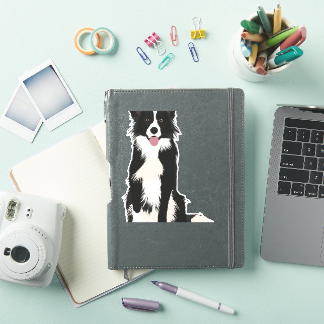Border Collie Illustration! (iPad Cover)