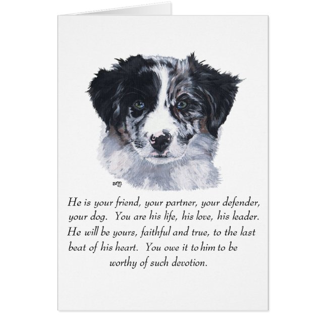 Border Collie Keepsakes (Front)