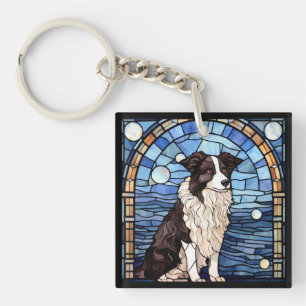 Border Collie Keychain