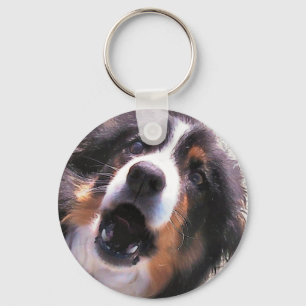 BORDER COLLIE KEYCHAIN