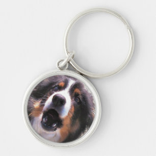 BORDER COLLIE KEYCHAIN