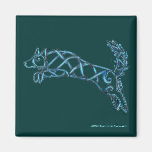 Border Collie Knot, Magnet