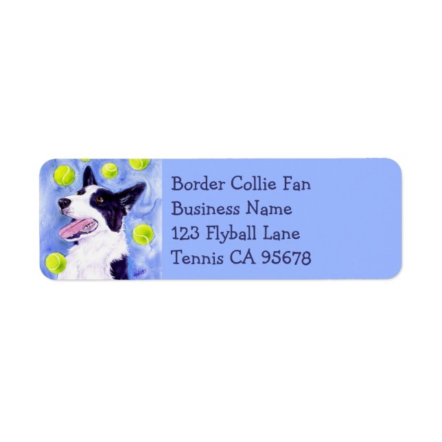 Border Collie Labels- "Magpie's Gold" (Front)