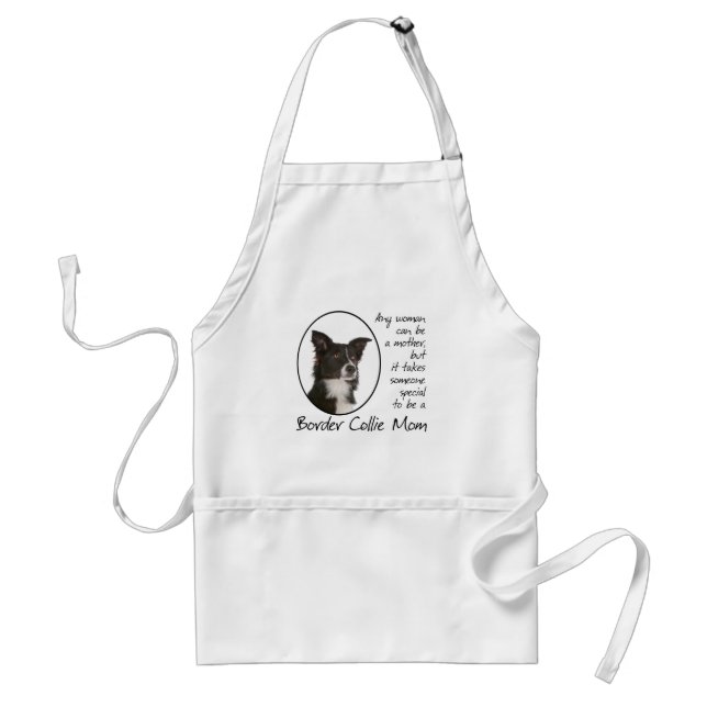Border Collie Mom Apron (Front)