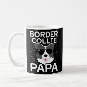 Border Collie Papa Funny For Dog Lovers Father's Coffee Mug