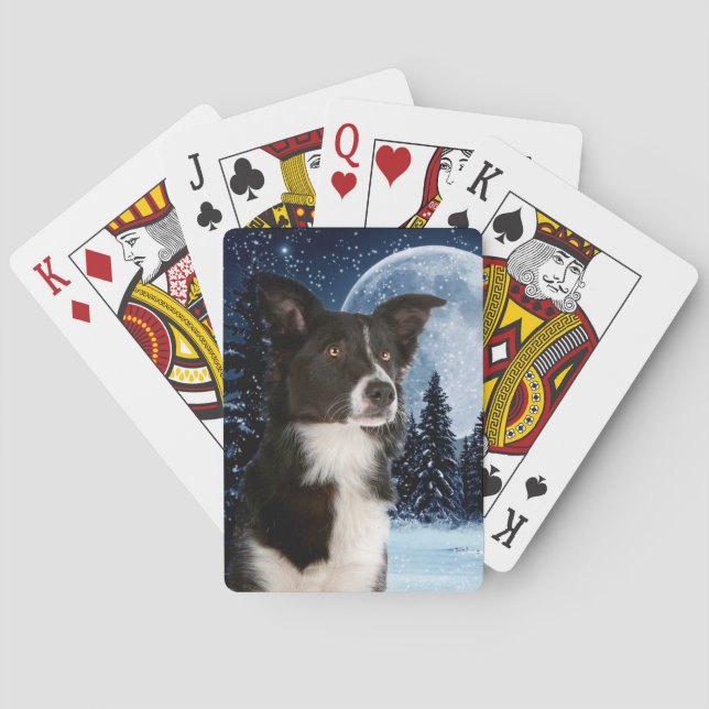 Border Collie Playing Cards (Back)