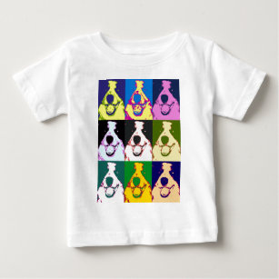 Border Collie Pop Art Baby T-Shirt