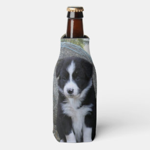 Border Collie Puppy Farm Life, Bottle Cooler