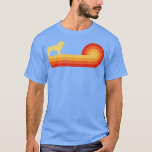 Border Collie Retro Vintage Sunset 60s 70s for Men T-Shirt
