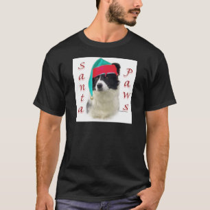 Border Collie Santa Paws T-Shirt