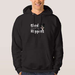 Border Collie Shed Happens  Dog  and Pet Owners Hoodie