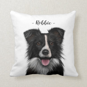 Border Collie - Sheep Dog Throw Pillow
