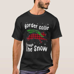 Border Collie Through The Snow Dog Lover Gift T-Shirt