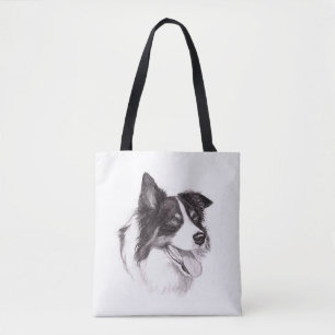 Border Collie Tote Bag 
