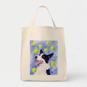Border Collie Tote Bag - "Magpie's Gold"