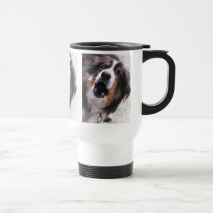 BORDER COLLIE TRAVEL MUG