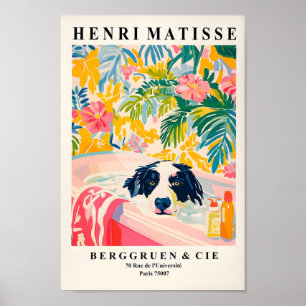 Border Collie Wall Art, Aesthetic Poster, Funny Ba Poster