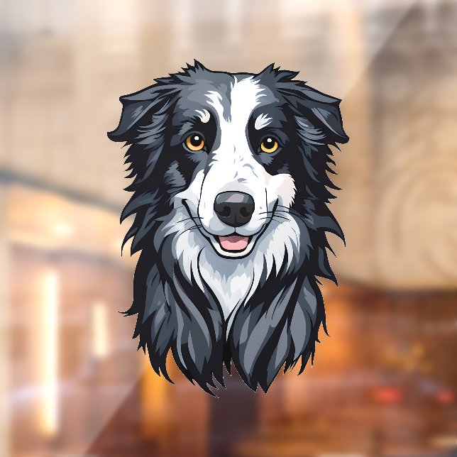 Border Collie Window Cling (Sheet 2)