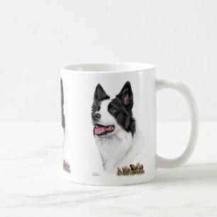 Border Collie with sheep Coffee Mug