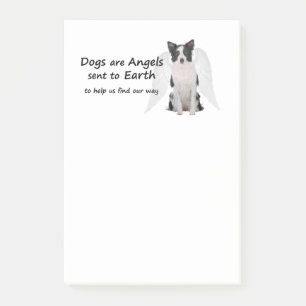Border Collies Are Angels Post-It Notes