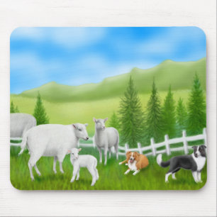 Border Collies Mousepad