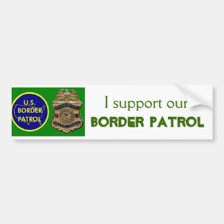 Border Patrol Bumper Sticker