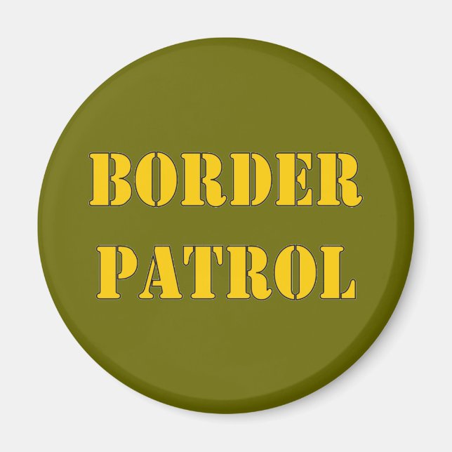 BORDER PATROL MAGNET (Front)
