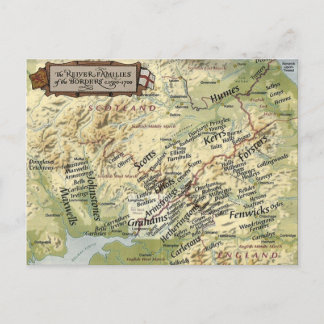 Border Reiver families Postcard
