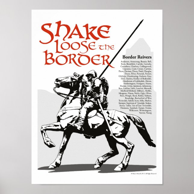 Border Reiver poster (Front)