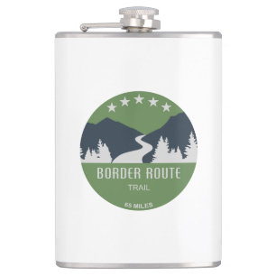 Border Route Trail Minnesota Hip Flask