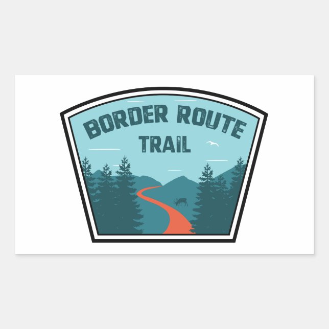 Border Route Trail Minnesota Sticker (Front)