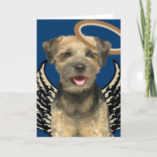 Border Terrier Angel Apparel & Gifts Card