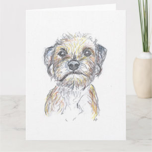 Border Terrier Card