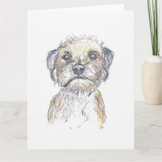 Border Terrier Card