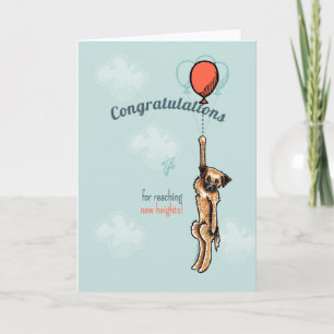 Border Terrier Congratulations Greeting Card