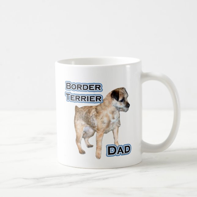 Border Terrier Dad 4 Coffee Mug (Right)