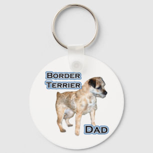 Border Terrier Dad 4 - Keychain