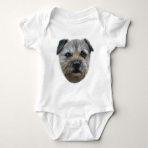Border Terrier dog Baby Bodysuit