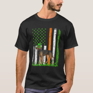 Border Terrier Dog St Patricks Day Irish American T-Shirt