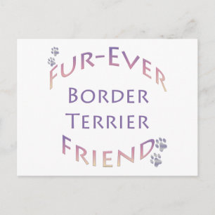 Border Terrier Furever Postcard